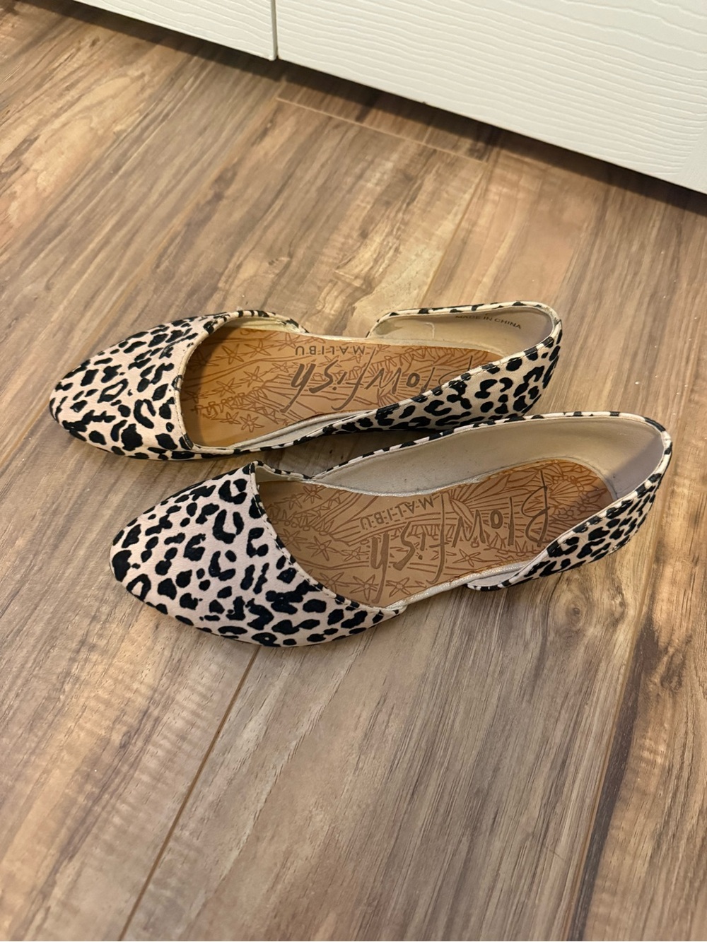 Blowfish leopard print ballet flats